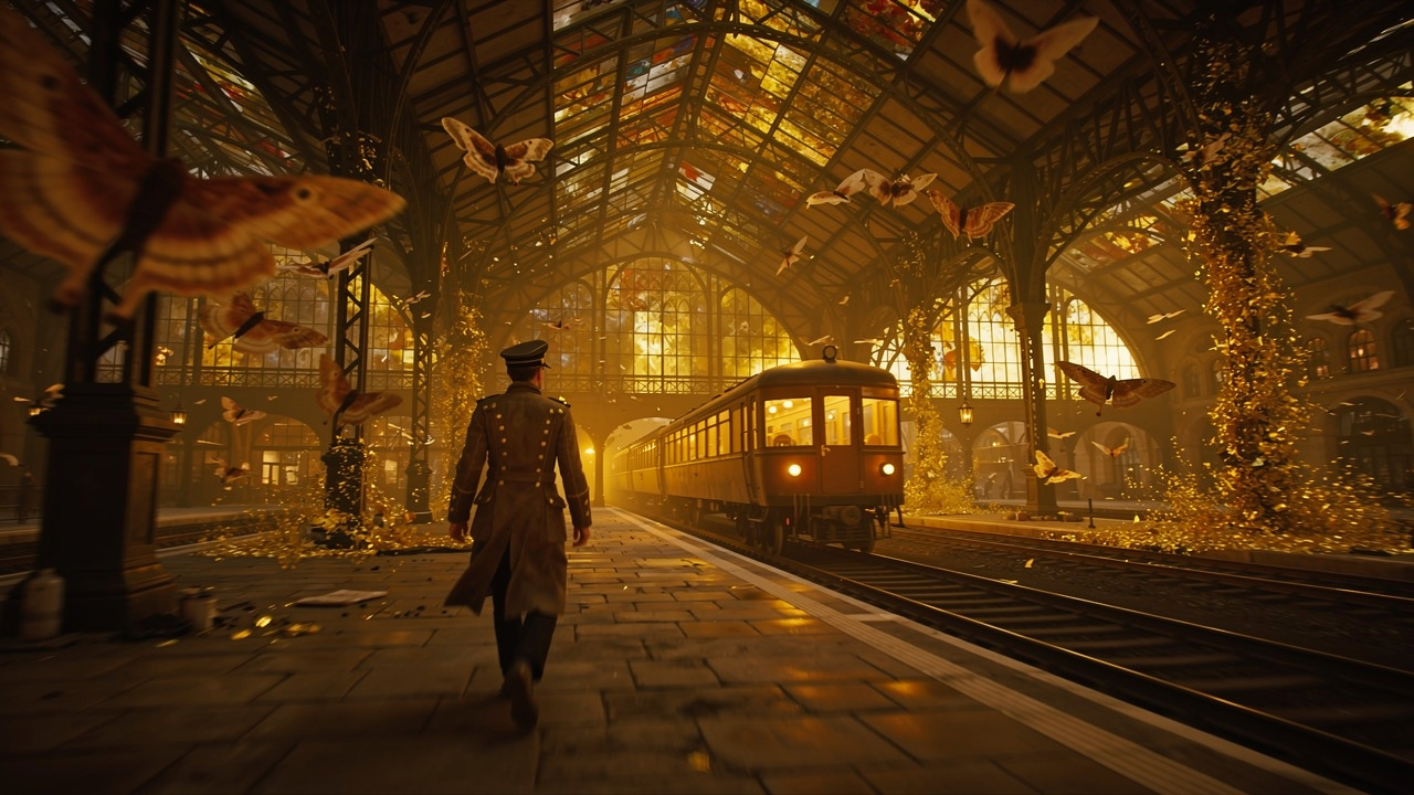 Amber Terminus opening still from Last Frame