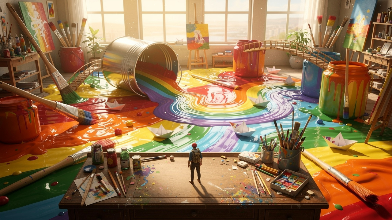 The Paint-Flood Atelier still 6 from Last Frame