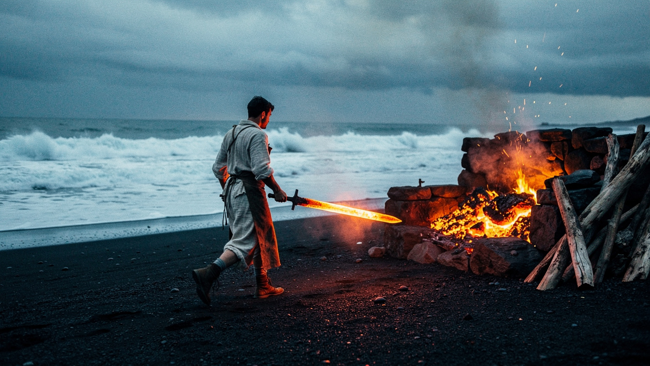 Blacksand Forge opening still from Last Frame