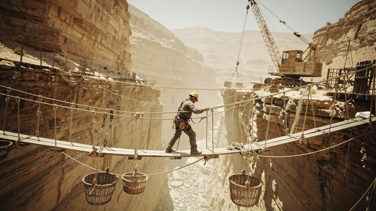 Pulley Canyon opening still from Last Frame
