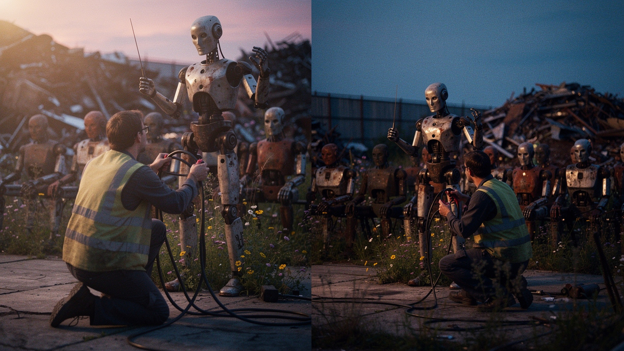 The Robot Yard still 6 from Last Frame
