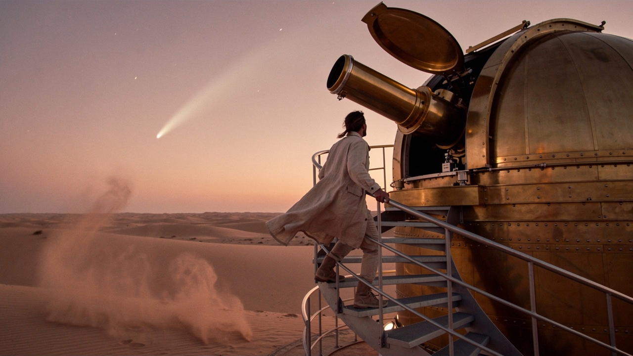 The Sand Observatory opening still from Last Frame