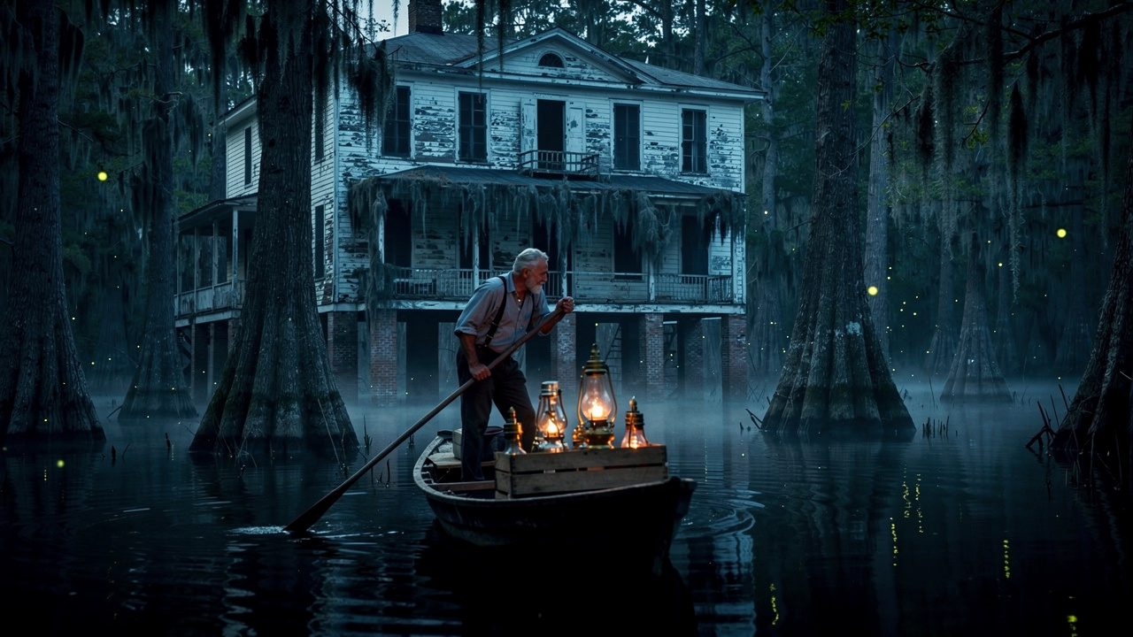 The Swamp Manse opening still from Last Frame